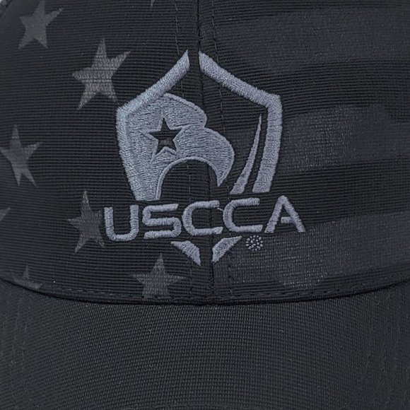USCCA Snapback Trucker Hat Baseball Cap Black Concealed Carry Shooting Firearms - Picture 2 of 6